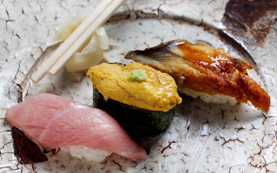 Sushi photographed in Washington, D.C.