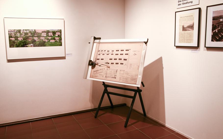 The Fliegerstrasse exhibition at Stadtmuseum Kaiserslautern includes blueprints of the homes, as well as letters and photographs of the area.