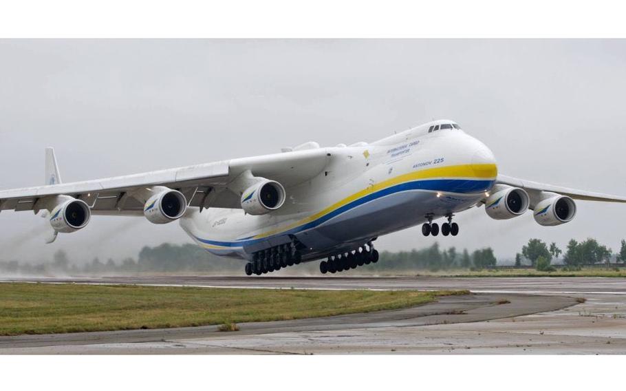 The massive Antonov AN-225 airplane — also called Mriya, or “dream” in Ukrainian — set a Guinness world record for being the largest aircraft by weight.