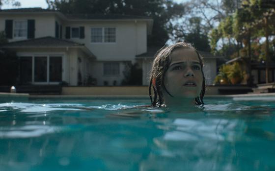 Gavin Warren is one of the actors in the horror movie “Night Swim,” now playing at select on-base theaters.