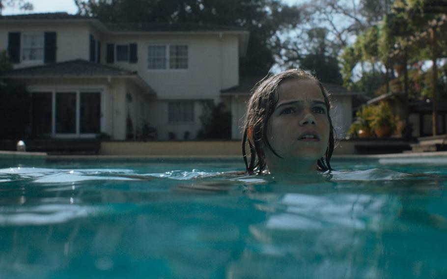 Gavin Warren is one of the actors in the horror movie “Night Swim,” now playing at select on-base theaters.