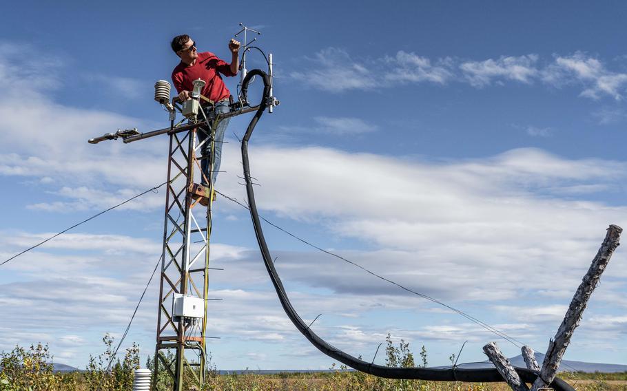 The employees at the park monitor the methane emissions. The ground is releasing more greenhouses gases each year than some countries emit annually. 