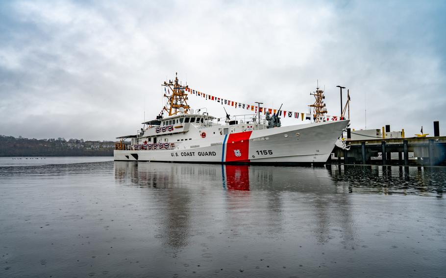 The U.S. Coast Guard commissioned CGC Melvin Bell at the Coast Guard Academy in New London, Conn., March 28, 2024. The cutter is named after Melvin Kealoha Bell, who distinguished himself during World War II by transmitting the first warning messages to military installations on the morning of the Pearl Harbor attack. 