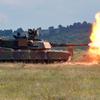 An M1A2 Abrams tank assigned to the 3rd Infantry Division fires a practice round at the Novo Selo Training Area in Bulgaria in 2015. Ukraine is hoping to get Abrams tanks from the U.S. for their fight against Russia. 
