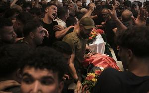 A funeral for Palestinian Americans.