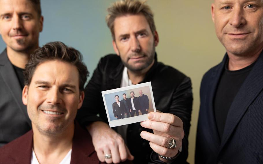 Nickelback -- Photographed are Daniel Adair, Ryan Reake, Chad Kroeger and Mike Kroeger -- are scheduled to perform in Zurich, Switzerland, next June.