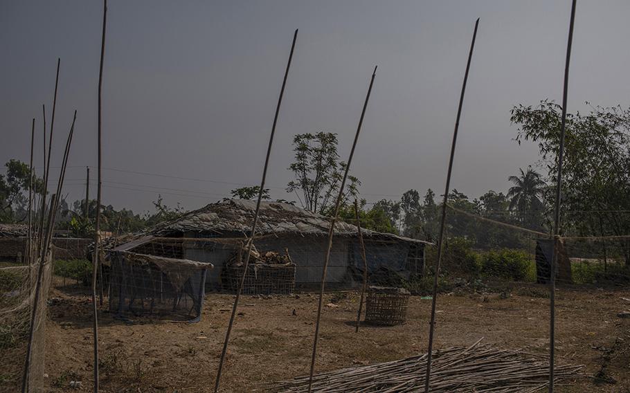 At night, locals say, the structures become holding stations for Rohingya seeking passage out of Bangladesh. 