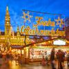 Christmas markets and holiday festivals and celebrations abound in Europe this time of year. Shown: A Christmas market in Vienna, Austria.