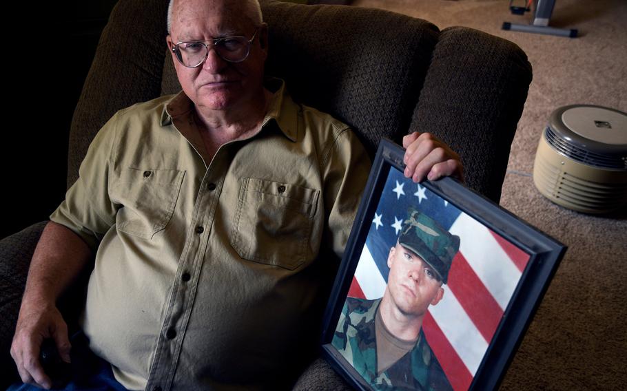 Donn Edmunds, a 25-year U.S. Army veteran who served in Vietnam, sits for a portrait in his living room in Cheyenne, Wyo., Wednesday, Sept. 1, 2021.