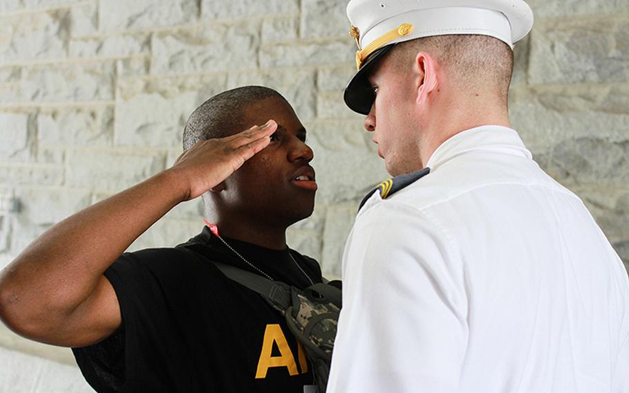 Approximately 1,200 candidates of the Class of 2026 report to the U.S. Military Academy at West Point, N.Y., for Reception Day on June 27, 2022.