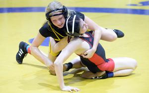 Kadena junior Brooke Brewer went unbeaten in 14 bouts this season, all by pin, and won the 145-pound title in the "Beast of the Far East" tournament.