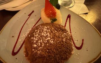 Homemade Apple Crumble at The Church