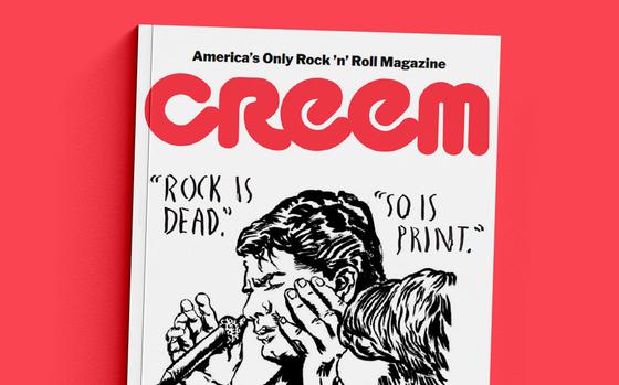 This image shows the September 2022 issue of Creem. The magazine, which billed itself as “America's only rock ‘n’ roll magazine” during two decades of existence that ended in 1989, is being revived this fall. 