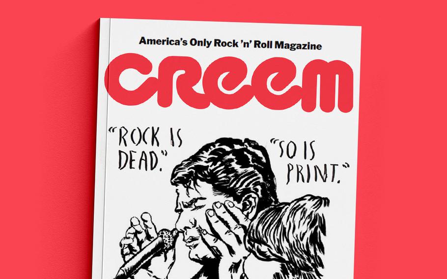 This image shows the September 2022 issue of Creem. The magazine, which billed itself as “America’s only rock ‘n’ roll magazine” during two decades of existence that ended in 1989, is being revived this fall. 