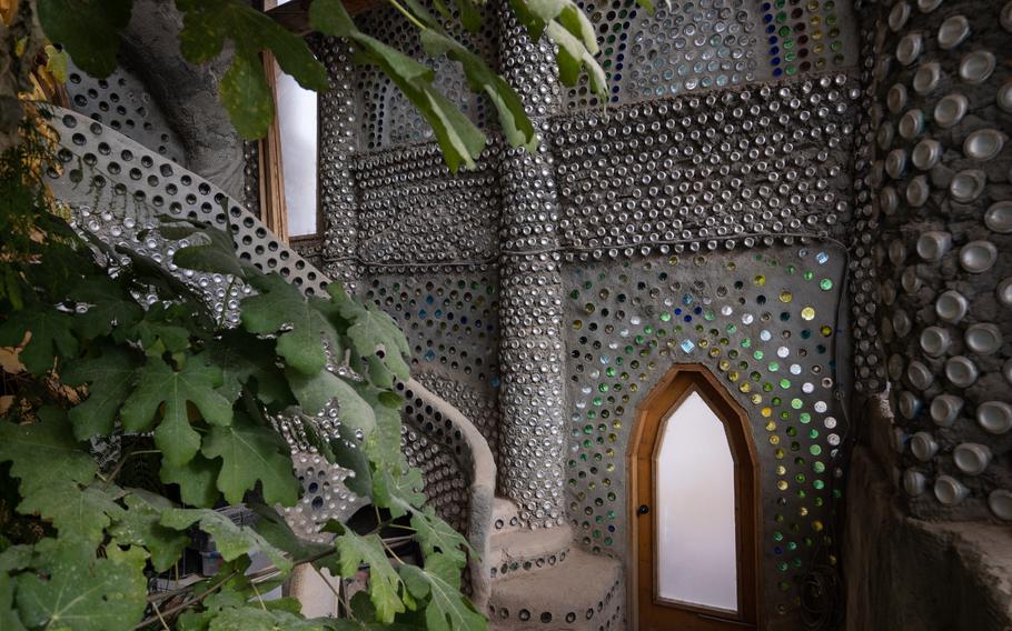 The interior of an Earthship is seen in Taos, N.M, on December 8, 2021.