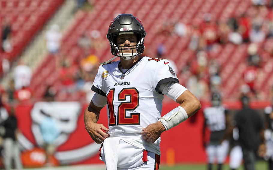 Tampa Bay Buccaneers’ quarterback Tom Brady.