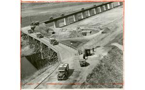 Freedom Village (Panmunjom), April 20, 1953: A convoy of ambulances carrying sick and wounded prisoners of war cross the Freedom Gate bridge, on their way to freedom and home. Two groups of 50 Allied POW each were released April 20, 1953 in exchange for 500 sick and wounded communist fighters. There were 14 Americans in the first group, 16 in the second.

Pictured here is a scan of the original 1953 print created by Stars and Stripes Pacific's photo department to run in the print newspaper. The red marks indicate the crop lines. Only the part of the image inside of the marks would appear in the newspaper. As all pre-1964 Stars and Stripes Pacific negatives and slides were unwittingly destroyed by poor temporary storage in 1963, the prints developed from the late 1940s through 1963 are the only images left of Stripes' news photography from those decades. Stars and Stripes' archives team is scanning these prints to ensure their preservation. 

Looking for Stars and Stripes’ coverage of the Korean War? Subscribe to Stars and Stripes’ historic newspaper archive! We have digitized our 1948-1999 European and Pacific editions, as well as several of our WWII editions and made them available online through https://starsandstripes.newspaperarchive.com/

META TAGS: Pacific; North Korea; Korean War; POW; Prisoners of War; POW exchange; prisoner exchange; checkpoint; bridge; DMZ; Demilitarized Zone; United Nations
