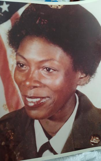 Annette Johnson, an Army veteran, said when she called for an appointment recently for psychiatric care at her local VA clinic in Baltimore, she was told there were no openings available until June. Johnson is shown here in 1980 after she joined the Army.