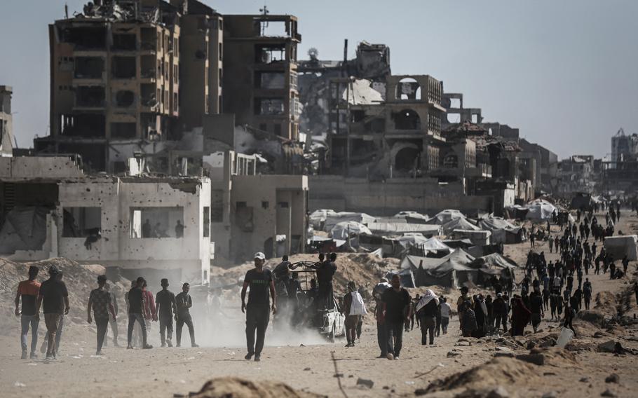 Palestinians going to get humanitarian aid
