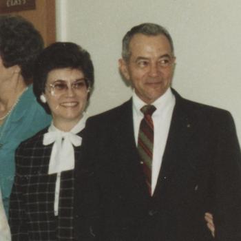 JoAnn Smith with her brother Marion Lamb in 1987. 