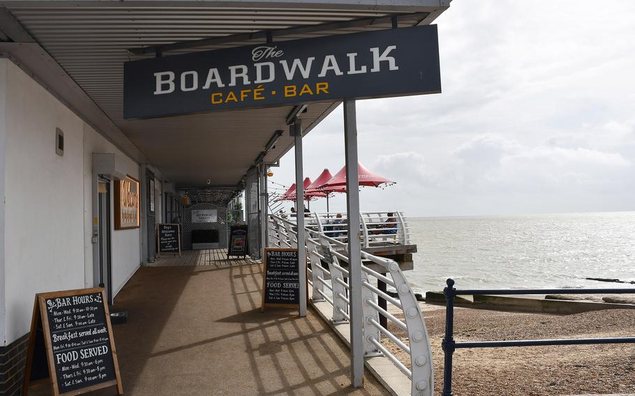 The Boardwalk Cafe Bar is located on the Felixstowe Pier in Felixstowe, England.