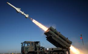 Japan Ground Self-Defense Force soldiers fire a Type-88 missile in this undated photo.