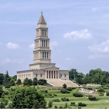 The George Washington Masonic National Memorial, a private memorial in Alexandria, Va.