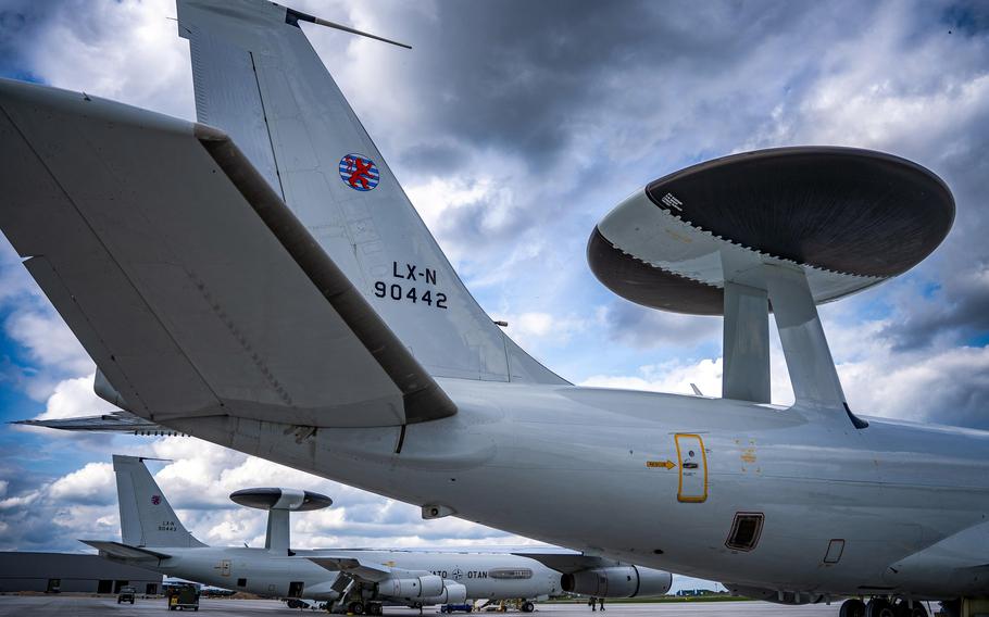 NATO E-3A Airborne Warning and Control System aircraft 