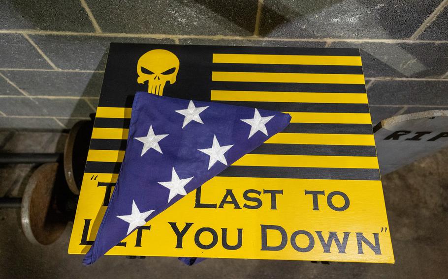 A sign that says “Last to let you down”