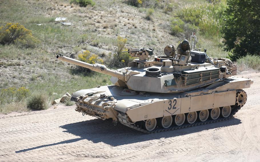 Soldiers of 1st Battalion, 66th Armor Regiment, 3rd Armored Brigade Combat Team, 4th Infantry Division conduct vehicle inspections before qualifying on the M1A2 Abrams Battle Tank at Fort Carson, Colo., on Sept. 14, 2020. Tank Crew members prepare the M1A2 Abrams Battle Tank before engaging enemy targets for gunnery table VI qualification. Fort Carson’s 3rd Armored Brigade Combat Team of the 4th Infantry Division will deploy in the coming weeks to Europe to support operations across the continent including training with NATO allies and efforts to dissuade Russian aggression in the region.