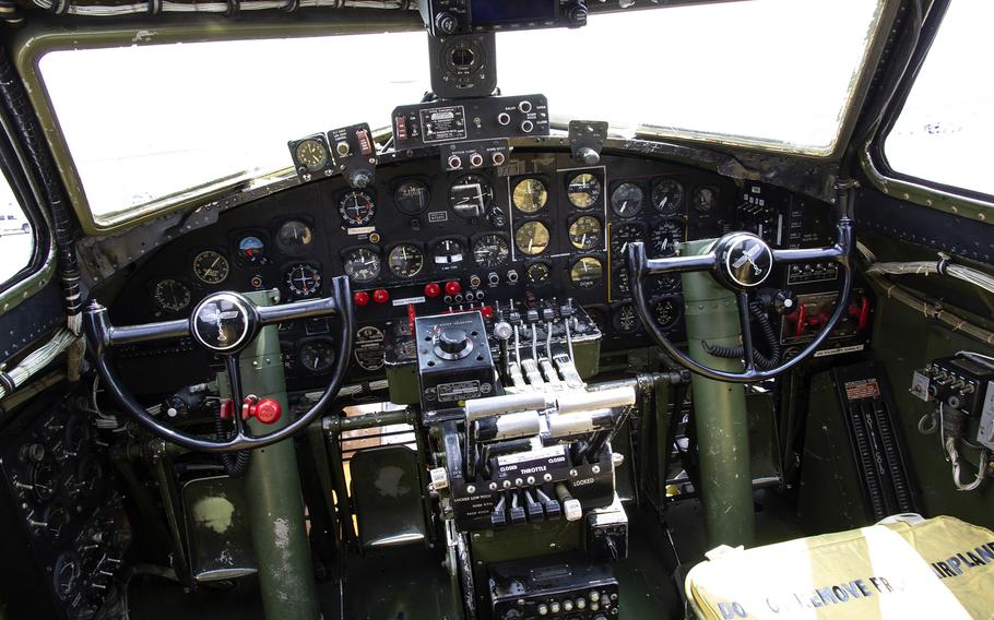 Inside the B-17 "Texas Raiders" at the Manassas (Va.) airport in 2015.