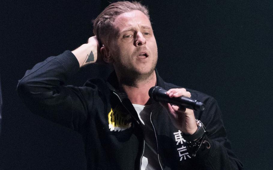 Ryan Tedder and OneRepublic are scheduled to play at the Apollo in London on April 25. 