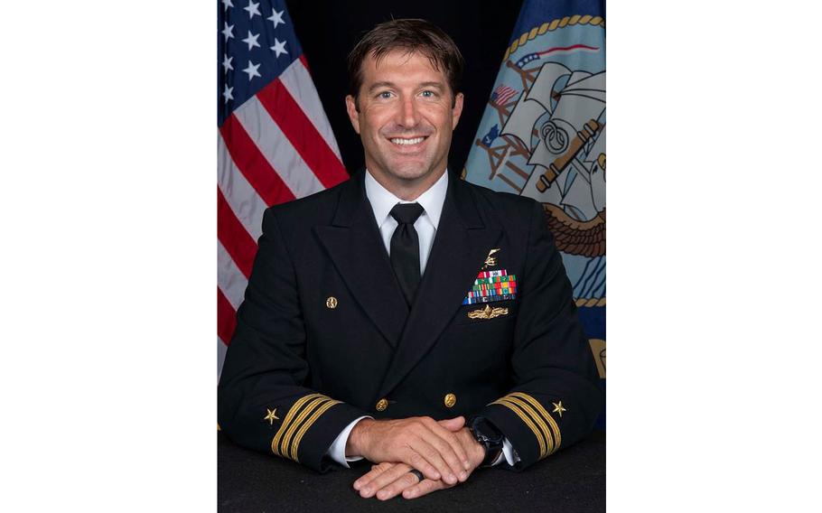 Navy Cmdr. Brian Bourgeios, 43, the commanding officer of SEAL Team 8, died Tuesday, Dec. 7, 2021, after he was hurt in a training exercise over the weekend, according to the Naval Special Warfare Command.