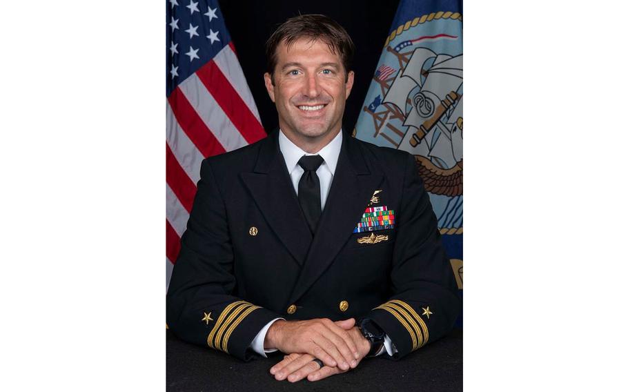 Navy Cmdr. Brian Bourgeios, 43, the commanding officer of SEAL Team 8, died Tuesday, Dec. 7, 2021, after he was hurt in a training exercise over the weekend, according to the Naval Special Warfare Command.