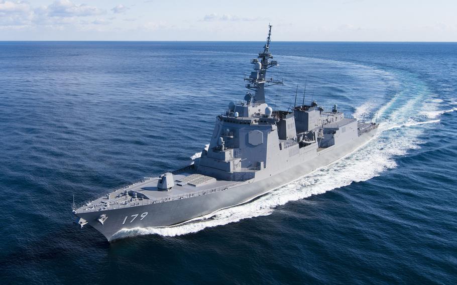 Japan plans to upgrade its eight Aegis-equipped destroyers, like the JS Maya, with Block V Tomahawk missiles purchased from the U.S. 