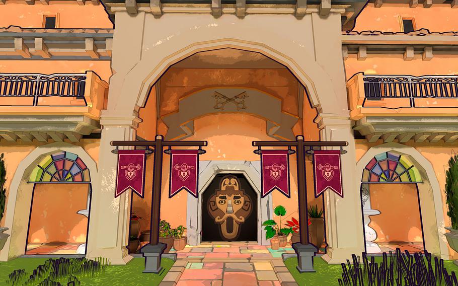 Players explore the Escape Academy campus in either single-player mode or as a co-op adventure.