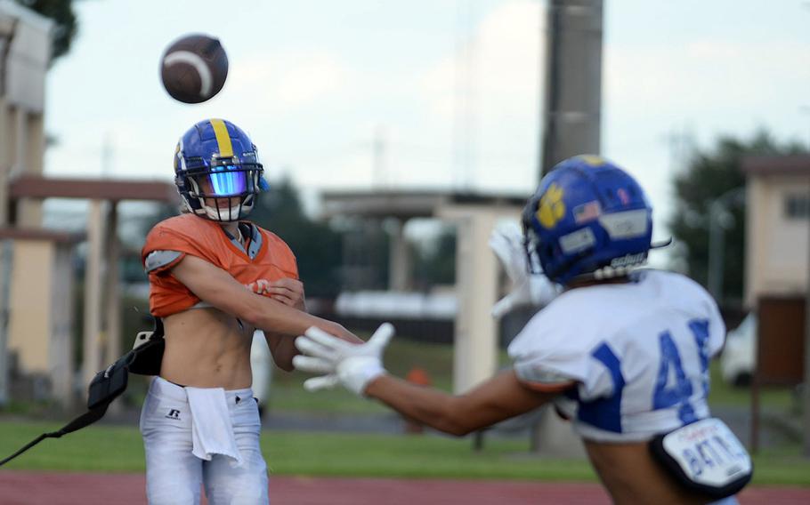 The PCS Plane has been good to Yokota the last couple of summers. Quarterback Josh Low transferred from Osan, while Owen Moreno came in from Robert D. Edgren.