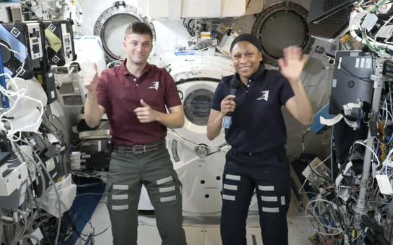 NASA astronauts Jeanette Epps (right) and Matthew Dominick (left) spoke to Syracuse.com last Friday from the International Space Station orbiting 250 miles above Earth.