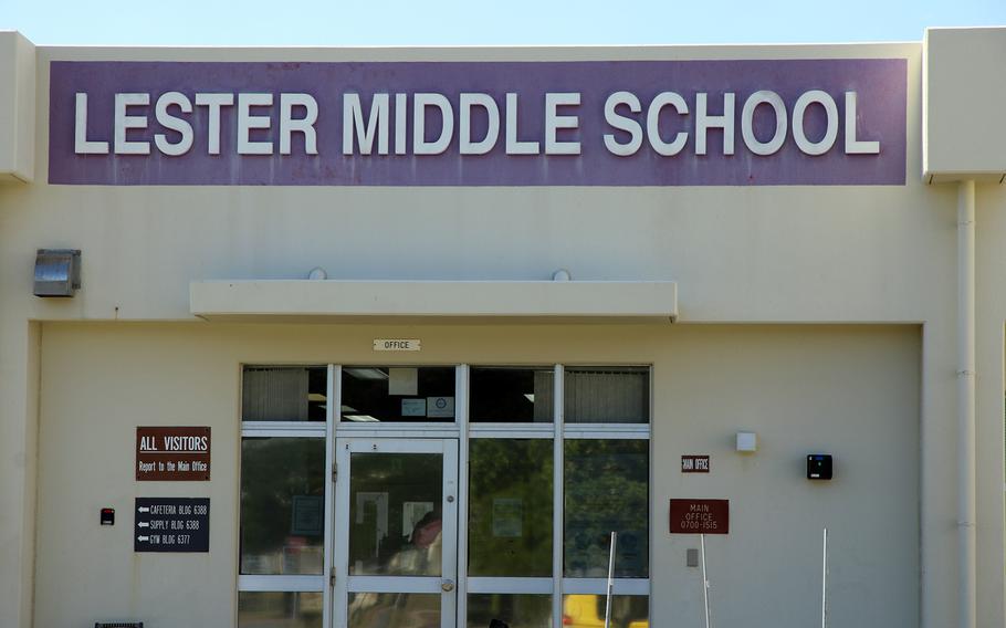 Lester Middle School is a Department of Defense Education Activity facility on Camp Lester, Okinawa.