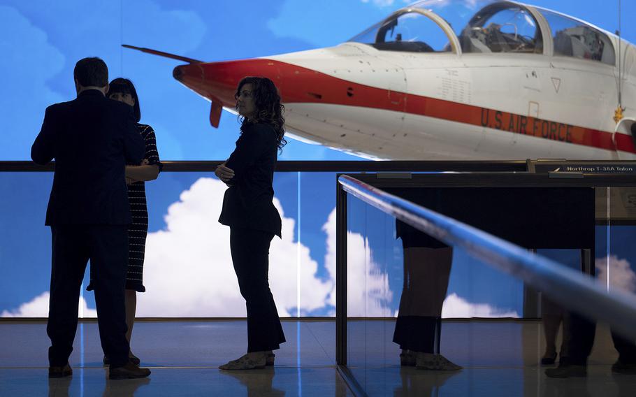 The Northrop T-38 Talon flown by Jacqueline “Jackie” Cochran, the first woman to break the sound barrier. 