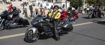 The National Veterans Day Parade on Sunday, Nov. 12, 2023, in Washington. 