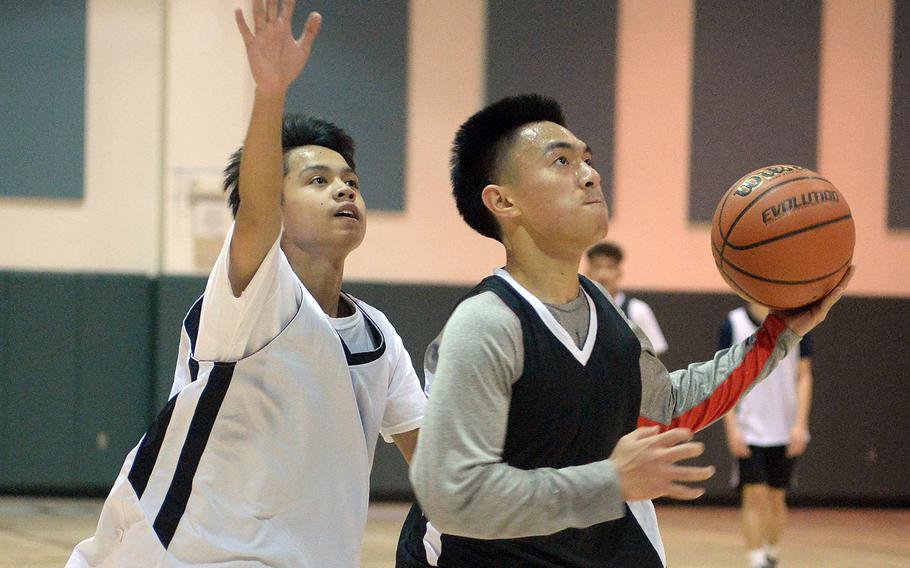 Daegu's boys basketball team features seven freshmen, such as Dredin Quichocho, but there are a handful of veterans like junior Adrian Tagalog, who transferred from Nile C. Kinnick in Japan.
