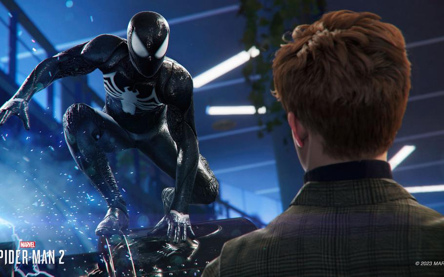 The black alien goo that eventually becomes Spidey’s archnemesis Venom is finally introduced into the Insomniac Games storyline in Marvel’s Spider-Man 2.