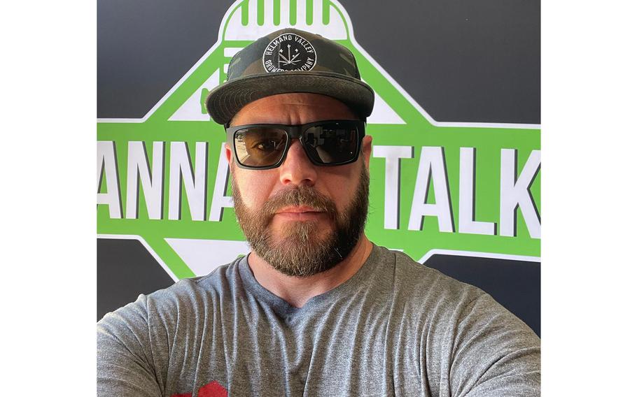 Marine veteran and cannabis company president and chief executive Bryan Buckley is spearheading an effort to help veterans combat post-traumatic stress and opiate addiction.