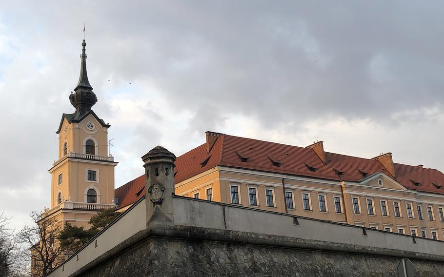 Lubomirski Castle in Rzeszow, Poland. First built at the end of the 16th century, the complex has gone through many changes since, with todays version built around the turn of the 19th to 20th centuries, when it was then used a district court.