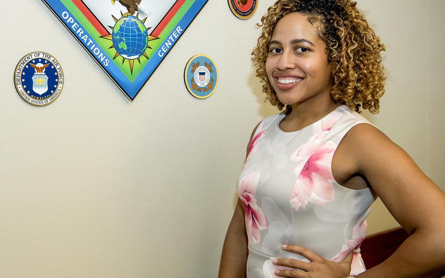 Asia Janay Lavarello, shown here at Camp Smith, Hawaii, Nov. 30, 2018, pleaded guilty July 20, 2021, in Hawaii federal court to mishandling classified Defense Department documents while on temporary duty in Manila.