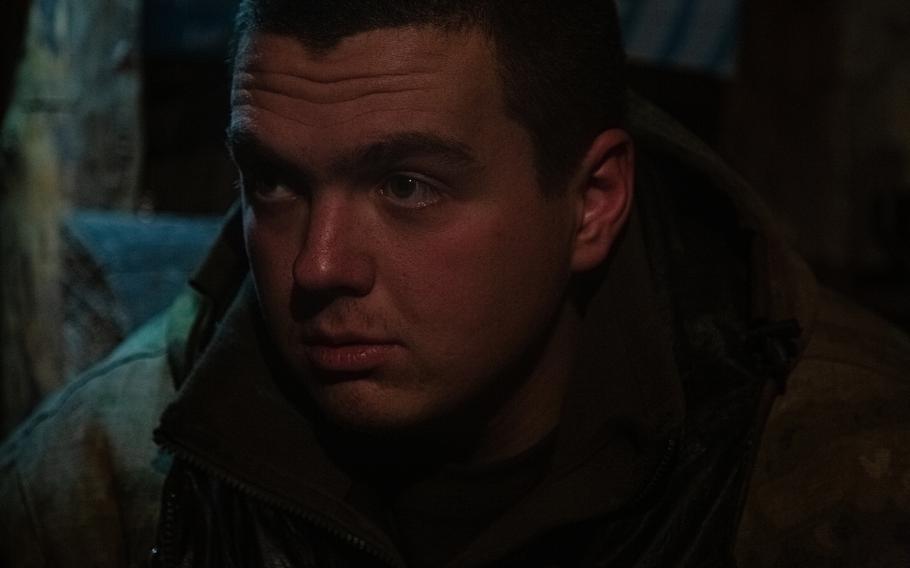Oleh, a 21-year-old Ukrainian company commander who took part in September’s Kharkiv counteroffensive.