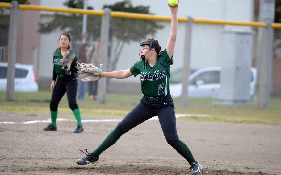 Freshman left-hander Breslyn Weeks steps in as the No. 1 starter for Kubasaki.