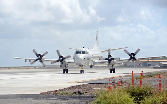 A South Korean navy P-3 Orion visits Marine Corps Base Hawaii, June 26, 2018.
