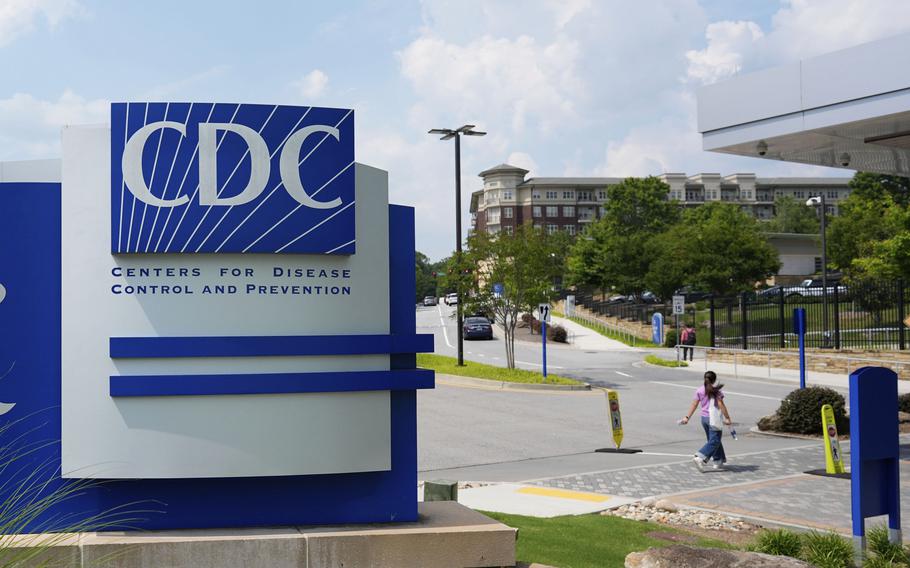 The sign marking the campus of Centers for Disease Control and Prevention in Atlanta.